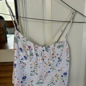 La Hearts White Floral Dress